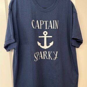 Anchor Graphic Men's Navy T-Shirt